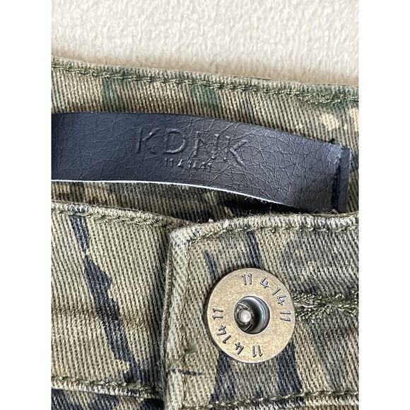 KDNK‎ Pants Mens 36 Green Camo Cargo Hiking Hunting Outdoor Casual Pockets NWT - Picture 8 of 12